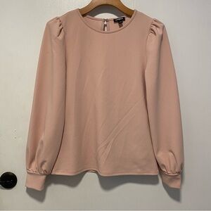 EXPRESS PINK BALLON SLEEVE BLOUSE FOR WOMEN SIZE S